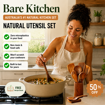 Bare Kitchen -  9PCS Natural Kitchen Utensils